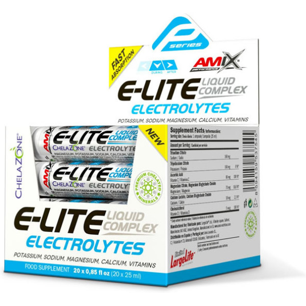 Amix Performance E-Lite Electrolytes Liquid 20 viales x 25 ml