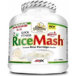 Amix RiceMash Mr Poppers 1,5 Kg - Farinha de Arroz Branca - Baixo teor de gordura / Sem açúcar