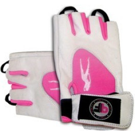 BioTechUSA Pink Fit Handschoenen Wit-Roze