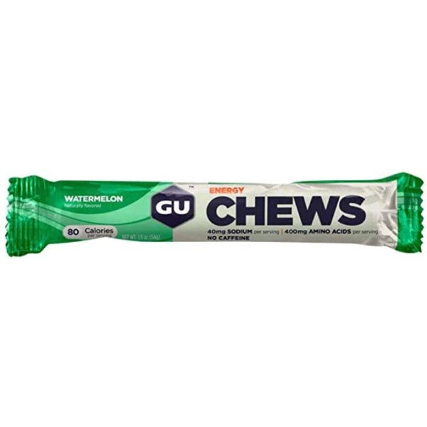 GU Energy Chews Gominolas Chomps Sin Cafeina 1 bolsa x 8 unid BULEVIP