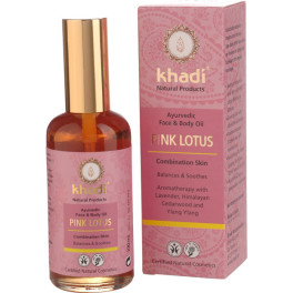 Khadi Aceite Elixir Ayurveda Loto-rosado 100 Ml