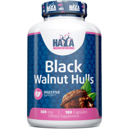 Haya Labs Black Walnut Hulls 500 Mg. - 100 Caps
