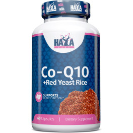 Haya Labs Co-q10 60 Mg. & Red Yeast Rice 500 Mg. - 60 Softgels 