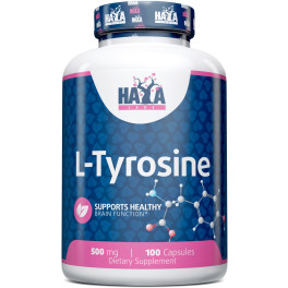 Haya Labs L-tyrosine 500 Mg. - 100 Caps. 