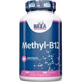 Haya Labs Methyl B12 - 200 Mcg - 100 Tabs. 