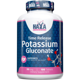 Haya Labs Haya Potassium Gluconate 99 Mg 100 Tabs.