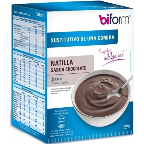 Dietisa Biform Natilla Chocolate 6 sobres x 50 gr