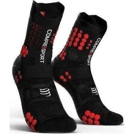 Compressport Calcetines Pro Racing Socks V3.0 Trail Negro-Rojo