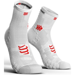 Compressport Calcetines Pro Racing Socks V3.0 Run High Smart Blanco