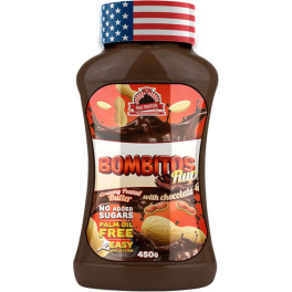 Max Protein Bombitos Flup - Sirope de Crema de Cacahuete y Chocolate 450 gr