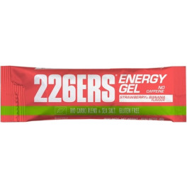 226ERS Energy Gel BIO Fraise-Banane Sans Caféine - 1 gel x 40 gr