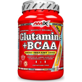Amix Glutamine + BCAA 1000 Gr - Nahrungsergänzungsmittel fördert die Leistungssteigerung + enthält BCAA-Aminosäuren