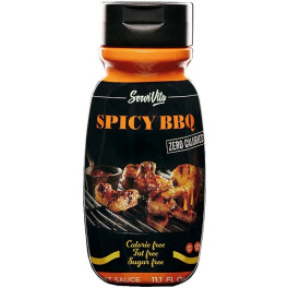 Servivita Spicy Barbecue Sauce ohne Kalorien 320 ml