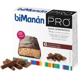 Barras de Chocolate BiManan Pro 6 barras x 27 gr