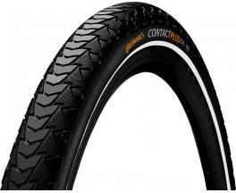 Continental Cubierta Contact Plus Black/black Reflex Wire - 700x42c(40c)