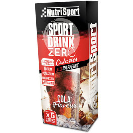 Nutrisport Sport Drink Zero met Cafeïne 5 sticks x 3,5 gr
