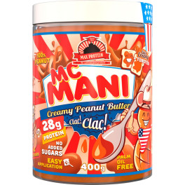 Max Protein Mc Mani Clac Clac Manteiga de Amendoim - Manteiga de Amendoim 400 gr