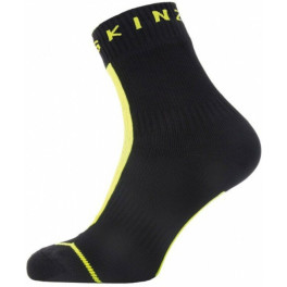 Sealskinz Calcetines Impermeable Hydrostop Tobillero Amarillo/negro