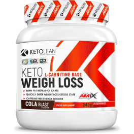 Amix Ketolean - Keto goBHB Weight Loss 240 Gr - Acelerador del Metabolismo - Quema grasas - Especial para Deportistas 