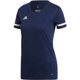 Adidas Camiseta T19 Ss Jsy W Mujer Azul Marino - Blanco