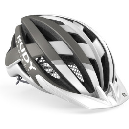 Rudy Project Venger Mtb White - Grey (matte) Visor + Free Pads + Bug Stop Incl. - Casco Ciclismo