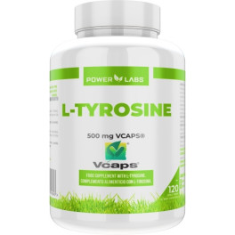 Powerlabs L-tyrosine 120 Caps.