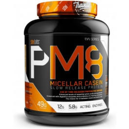 Starlabs Nutrition Proteína PM8 Micellar Casein 1.81 Kg - Proteína de liberación prologada durante 8 horas con enzimas digestivas