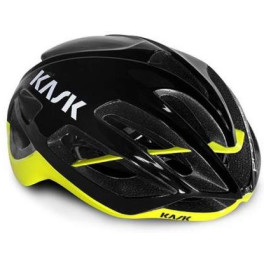 Kask Casco Protone Negro/Amarillo Fluor
