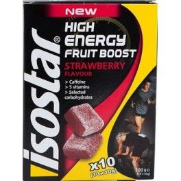 Isostar Gominolas High Energy Fruit Boost 10 cajas x 10 gominolas x 10 gr