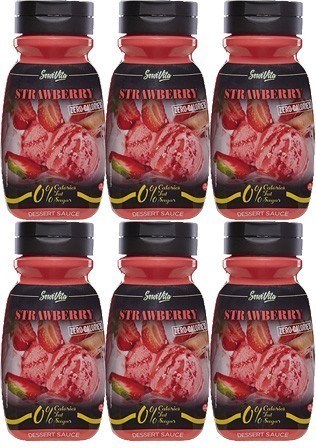 Servivita Salsa Fresa sin Calorias 6 Botes x 305 ml Servivita Salsa Fresa sin Calorias 6 Botes x 305 ml
