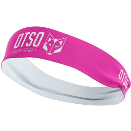 Otso Cinta cabeza OTSO Sport Fluo Pink / White