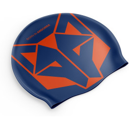 Gorro natación Navy Blue / Fluo Orange - Otso