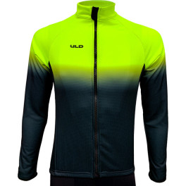 Uld Maillot Largo Impermeable Transpirable Cortavientos Amarillo Fluo/negro