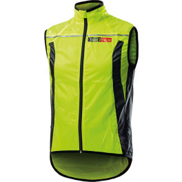 Biotex Chaleco Cortavientos Impermeable Amarillo Fluo