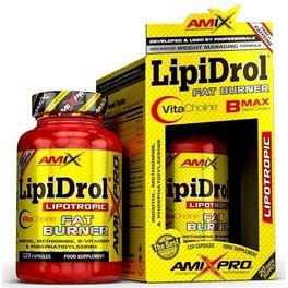 Amix Pro LipiDrol Fat Burner 120 Cápsulas - Quemagrasas Ayuda en el Control de Peso