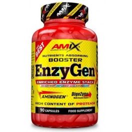 Amix Pro EnzyGen Booster 90 caps - Prend en charge les fonctions digestives / Contient DigeZyme et Aminogen