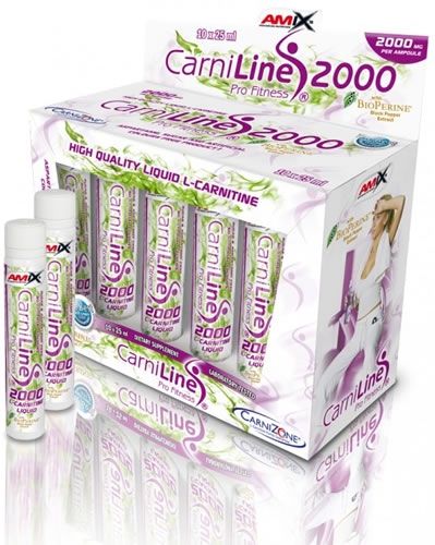 Amix CarniLine Pro Fitness 2000 10 ampollas x 25 ml Amix CarniLine Pro Fitness 2000 10 ampollas x 25 ml