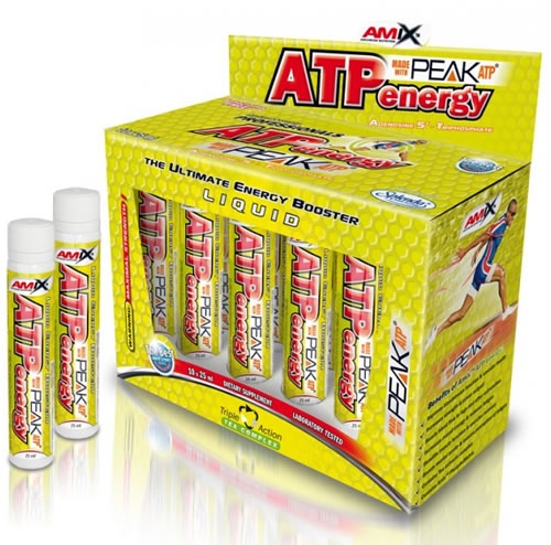 Amix ATP Energy Liquid 10 ampollas x 25 ml Amix ATP Energy Liquid 10 ampollas x 25 ml