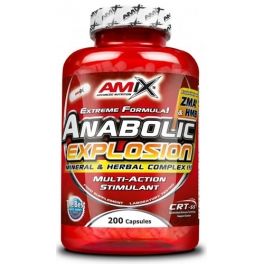 AMIX Anabolic Explosion 200 Cápsulas - Suplemento Deportivo Contribuye al Aumento de la Fuerza y Masa Muscular 