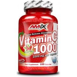 Amix Vitamin C 1000 - 100 Kapseln Stärkt das Immunsystem