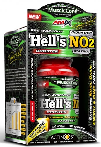 Amix MuscleCore Hell´s NO2 100 caps Amix MuscleCore Hell´s NO2 100 caps