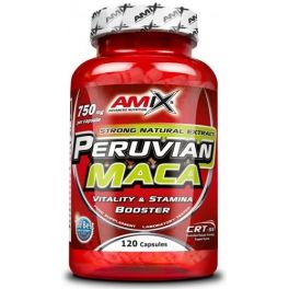 Amix Peruvian MACA 120 caps - Contributes to Increase Libido, Promotes the Increase of Energy and Stamina