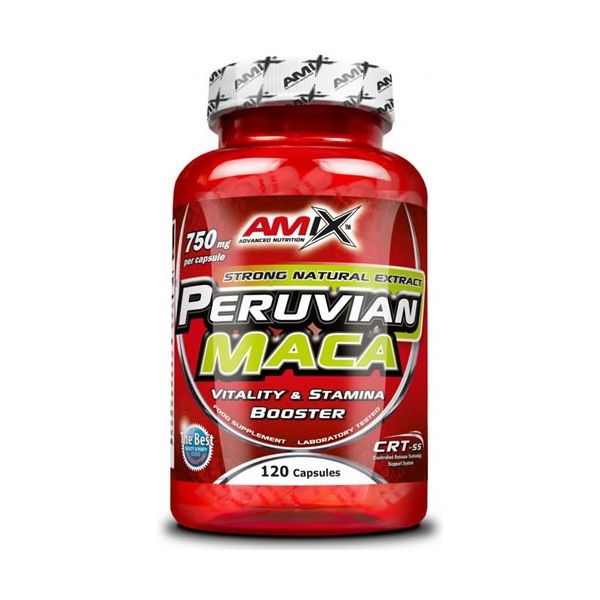 Amix Peruvian MACA 120 caps - Contribui para Aumentar a Libido, Promove o Aumento de Energia e Vigor