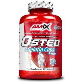 Amix Osteo Gelatine 200 Capsules met MSM - Versterkt de gewrichten