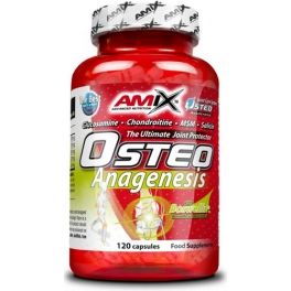 Amix Osteo Anagenesis 120 Capsules - Aide à protéger les articulations / Contient de la glucosamine et de la chondroïtine