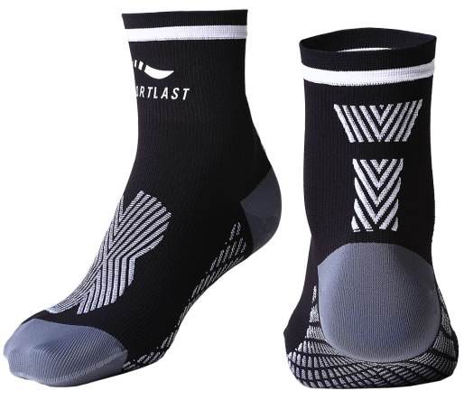 Sportlast Calcetín de Compresión Pro Running Kibo Negro-Blanco Sportlast Calcetín de Compresión Pro Running Kibo Negro-Blanco