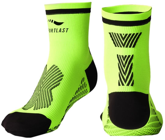 Sportlast Calcetín de Compresión Pro Running Kibo Amarillo-Negro Sportlast Calcetín de Compresión Pro Running Kibo Amarillo-Negro