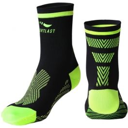 Sportlast Calcetin de Compresion Corto Pro Ciclismo Assen Negro-Amarillo Sportlast Calcetin de Compresion Corto Pro Ciclismo Assen Negro-Amarillo