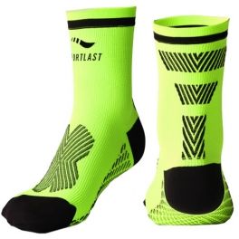 Sportlast Calcetin de Compresion Corto Pro Ciclismo Assen Amarillo-Negro Sportlast Calcetin de Compresion Corto Pro Ciclismo Assen Amarillo-Negro