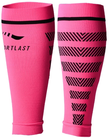 Sportlast Pantorrillera de Compresion Pro Running Etna Coral-Negro Sportlast Pantorrillera de Compresion Pro Running Etna Coral-Negro